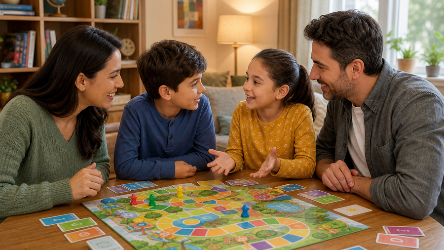 Guide to Family Board Games for Enhancing Communication Skills in Children