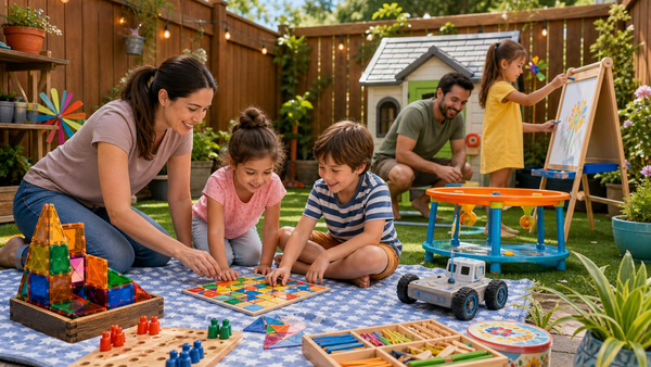 How to Create an Outdoor Play Area with the Best Toys in Small Backyards