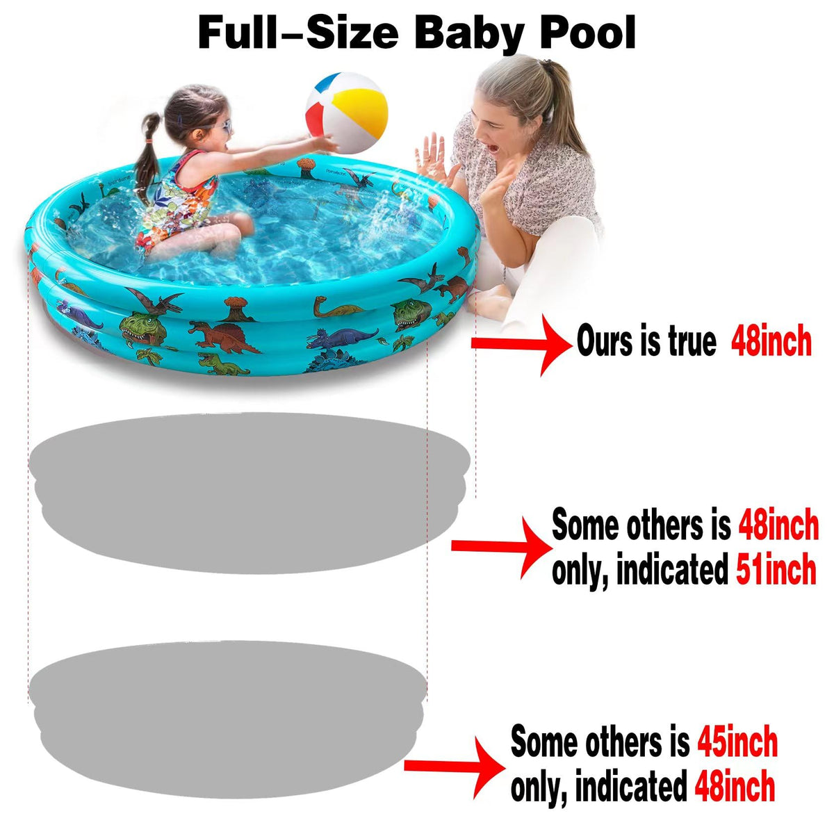 10Leccion Dinosaur Pool offers multiple uses as ball pool, toy pool, or splash spot.