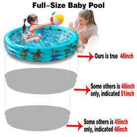 10Leccion Dinosaur Pool offers multiple uses as ball pool, toy pool, or splash spot.