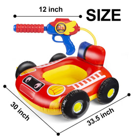 10Leccion foldable pool float is easy to pack for trips.