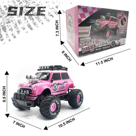 10Leccion pink RC truck in gift-ready packaging for easy gifting.