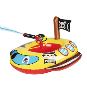 10Leccion pirate ship pool float with water gun for kids ages 3-8.