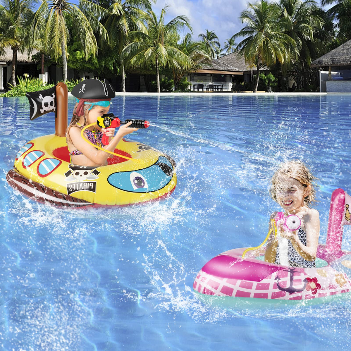 10Leccion thick vinyl pool floats durable and puncture resistant for adventures.