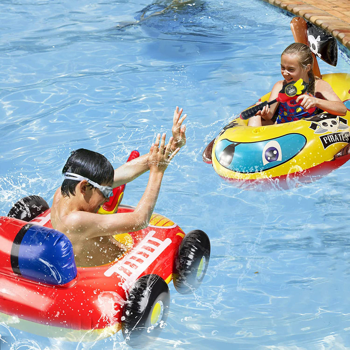 10Leccion water cannon feature enhances outdoor pool fun for kids aged 3-8