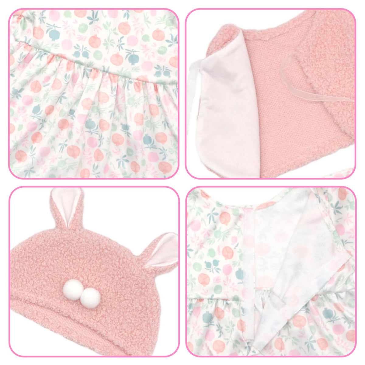 18INDC dress set worn on a 20-22 inch doll during playtime