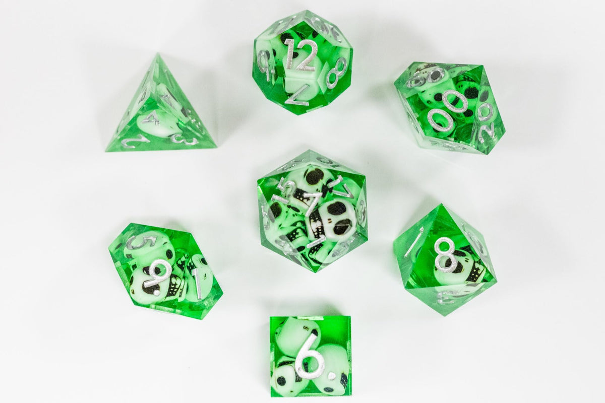 1985 Games collectible dice offer a satisfying tactile experience.