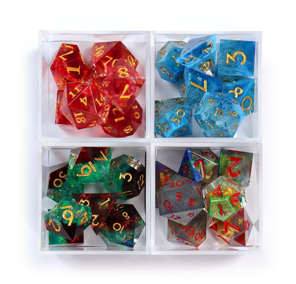 1985 Games sharp-edge dice suit casual to hardcore TTRPG players.