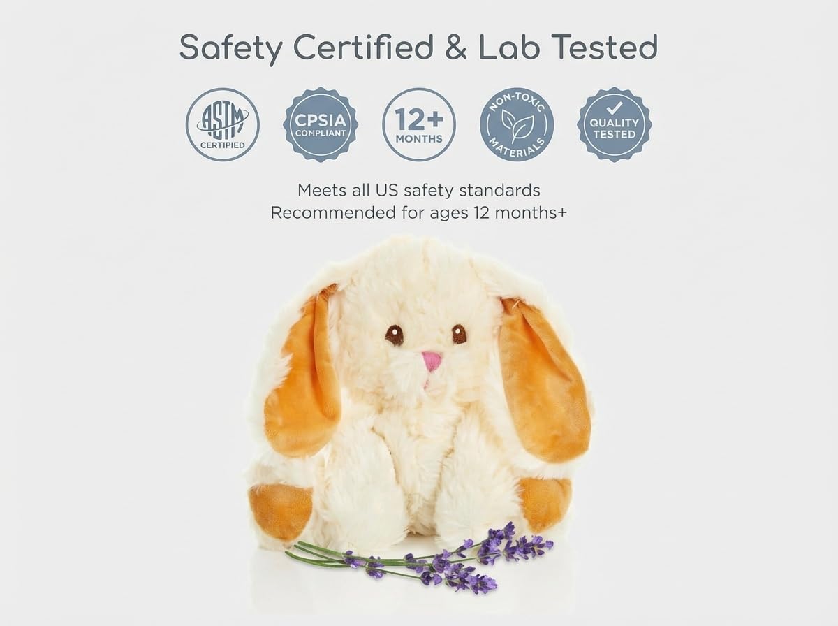 1i4 Group Bashful Bunny bedtime companion plush for soothing routines.