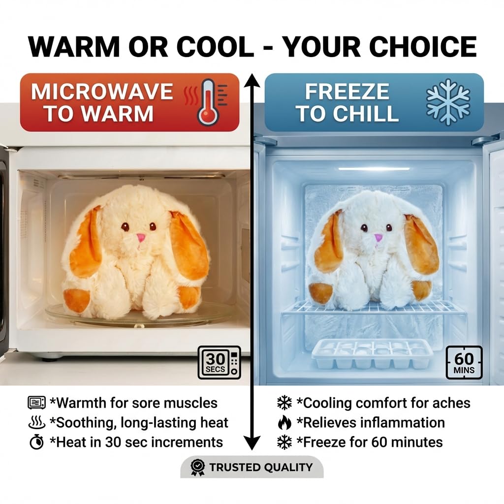 1i4 Group Bashful Bunny cooling plush provides soothing relief on warm days.