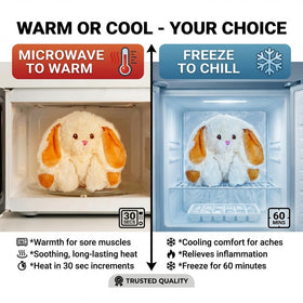 1i4 Group Bashful Bunny cooling plush provides soothing relief on warm days.