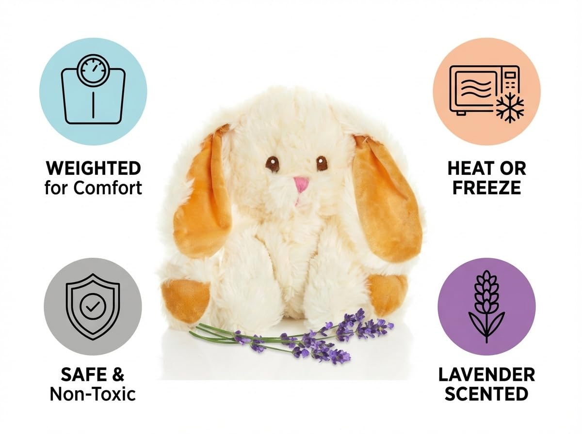 1i4 Group Bashful Bunny soft-hug plush ideal for comforting cuddles.