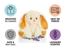 1i4 Group Bashful Bunny soft-hug plush ideal for comforting cuddles.