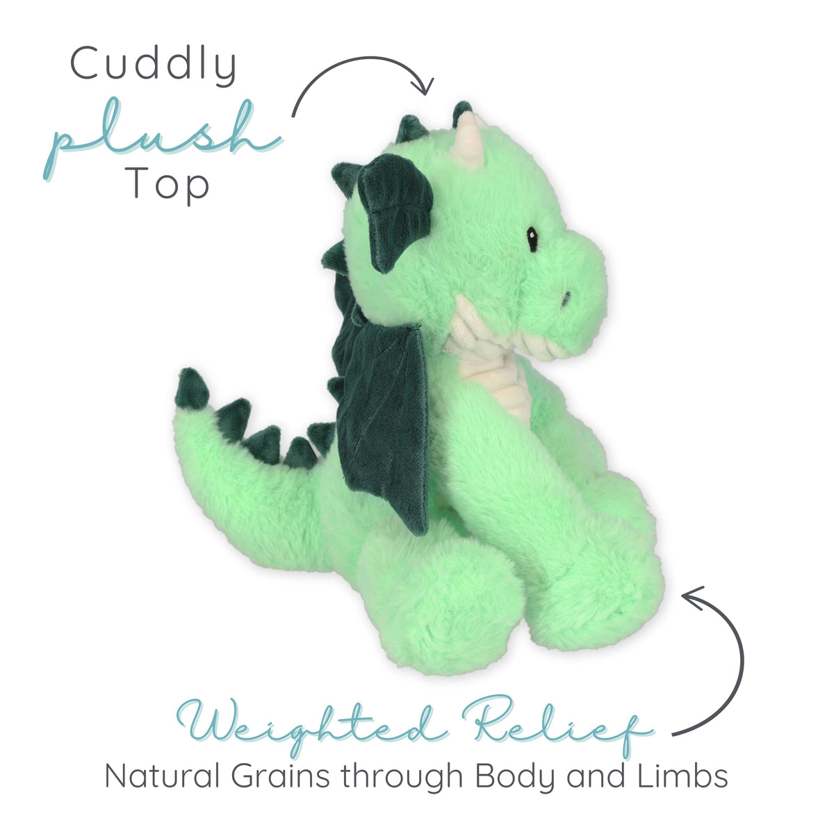Daniel Dragon weight beads detail highlights gentle, snug weight for calm moments.