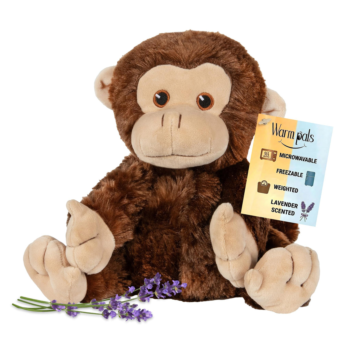 Marvin the Monkey front view plush for warm snuggles and comfort