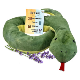 1i4 Group Sammy the Snake microwavable plush for warm hugs.