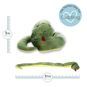 1i4 Group Sammy the Snake soft fabric plush ideal for kids and adults.