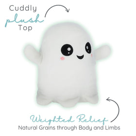 1i4 Group Warm Pals Ghost plush lavender scent enhances calming moments.