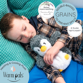 1i4 Peppy Penguin weighted plush provides gentle pressure for calming moments.
