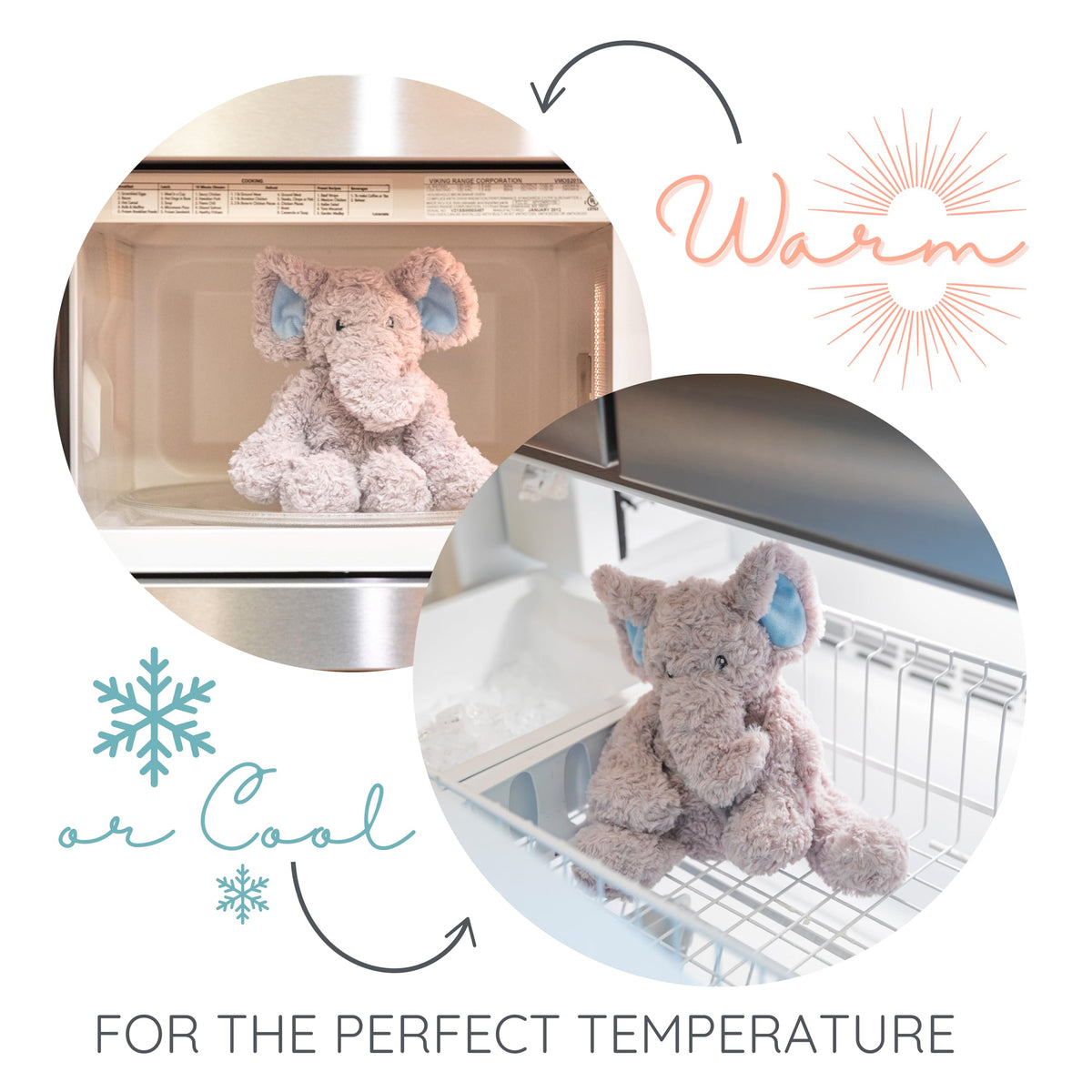 1i4 Warm Pals Spider heated in microwave for gentle warmth.