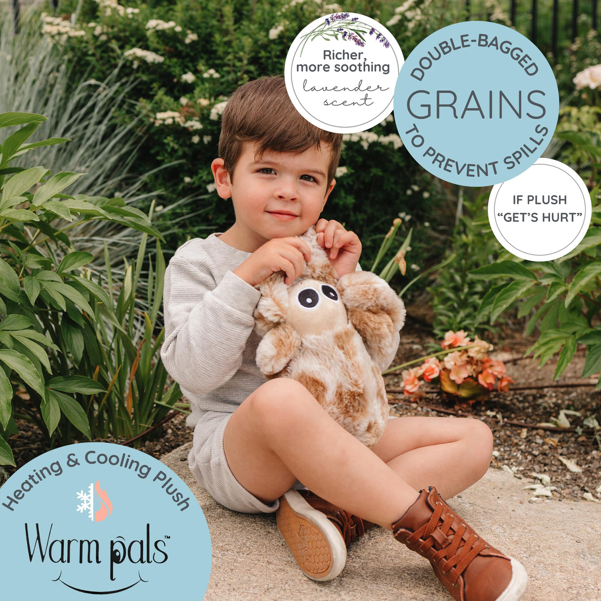 1i4 Warm Pals Spider plush with soft fabric for cuddles.