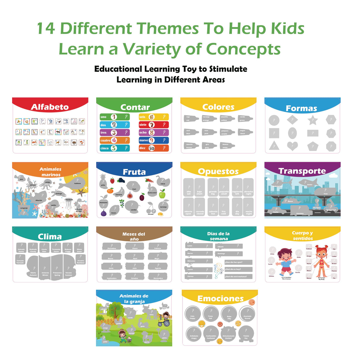 1step2dream Spanish Busy Book Montessori-inspired activities for hands-on learning.