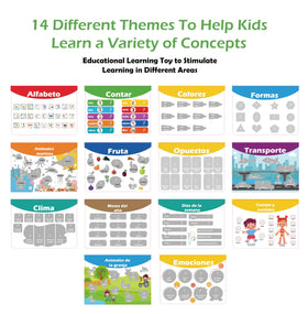 1step2dream Spanish Busy Book Montessori-inspired activities for hands-on learning.
