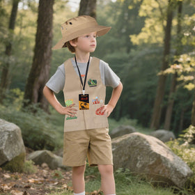 2 MULE TEAM Dinosaur prints vest sparks playful learning