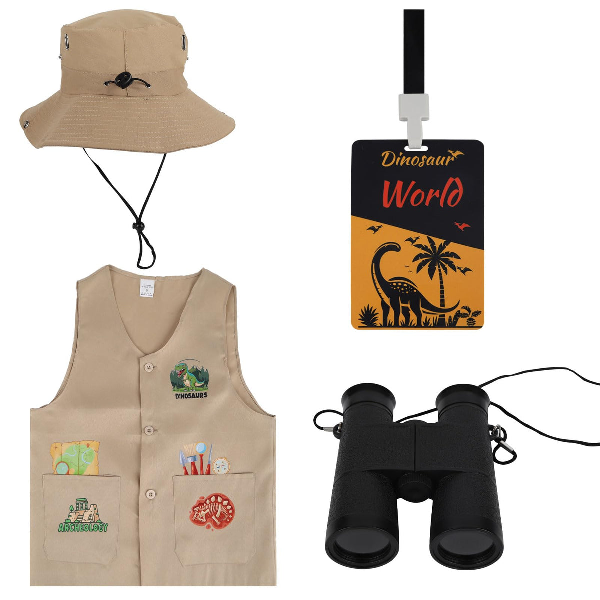 2 MULE TEAM Kids dinosaur adventure vest for imaginative outdoor exploration