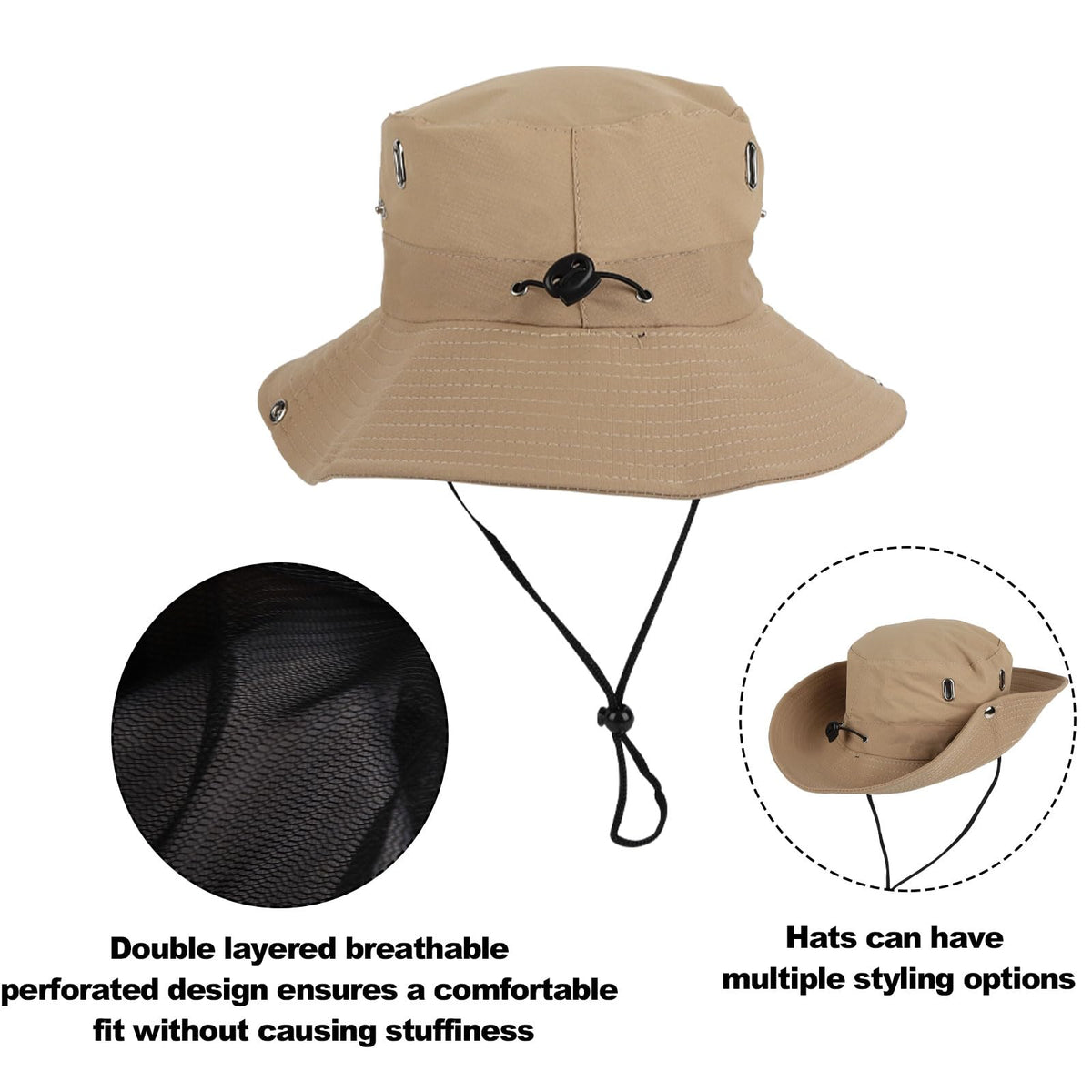 2 MULE TEAM Kids safari hat provides sun protection and comfort