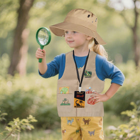 2 MULE TEAM Paleontologist costume set ideal for parties and school play