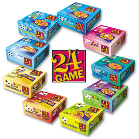 24 GAME Integers deck 1-Dot cards enable easy warm-up math tasks