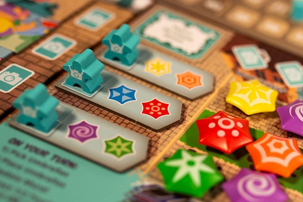 25th Century Games tourist-attraction cards guide goals and scoring.
