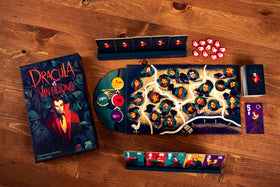 Dracula vs Van Helsing two-player duel setup supports fast, strategic sessions