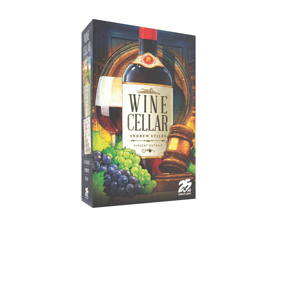 25th Century Games Wine Cellar box front for family game night