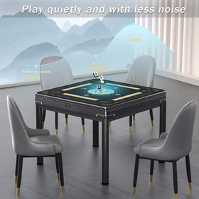 2F22E Mahjong Mat portable roll-up design for easy storage and travel.