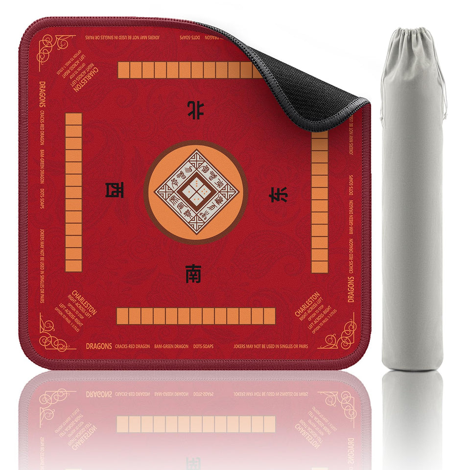 2F22E Mahjong mat surface: smooth play with fuzz-free results.