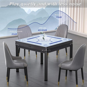 2F22E Mahjong Mat waterproof rubber base protects the table from spills