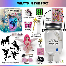 2Pepers Fairy figure and wishing bottle add magical storytelling to crafts.