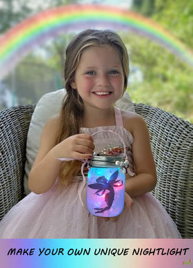 2Pepers LED-light DIY jar with colorful illumination for cozy bedtime nights.