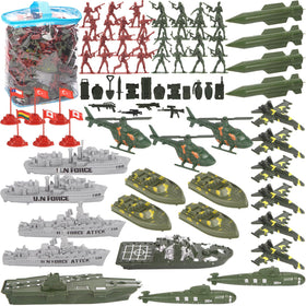 3 otters army men figures for imaginative play and storytelling.