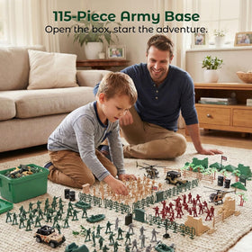 3 otters army playset vehicles for action-packed missions and storytelling.