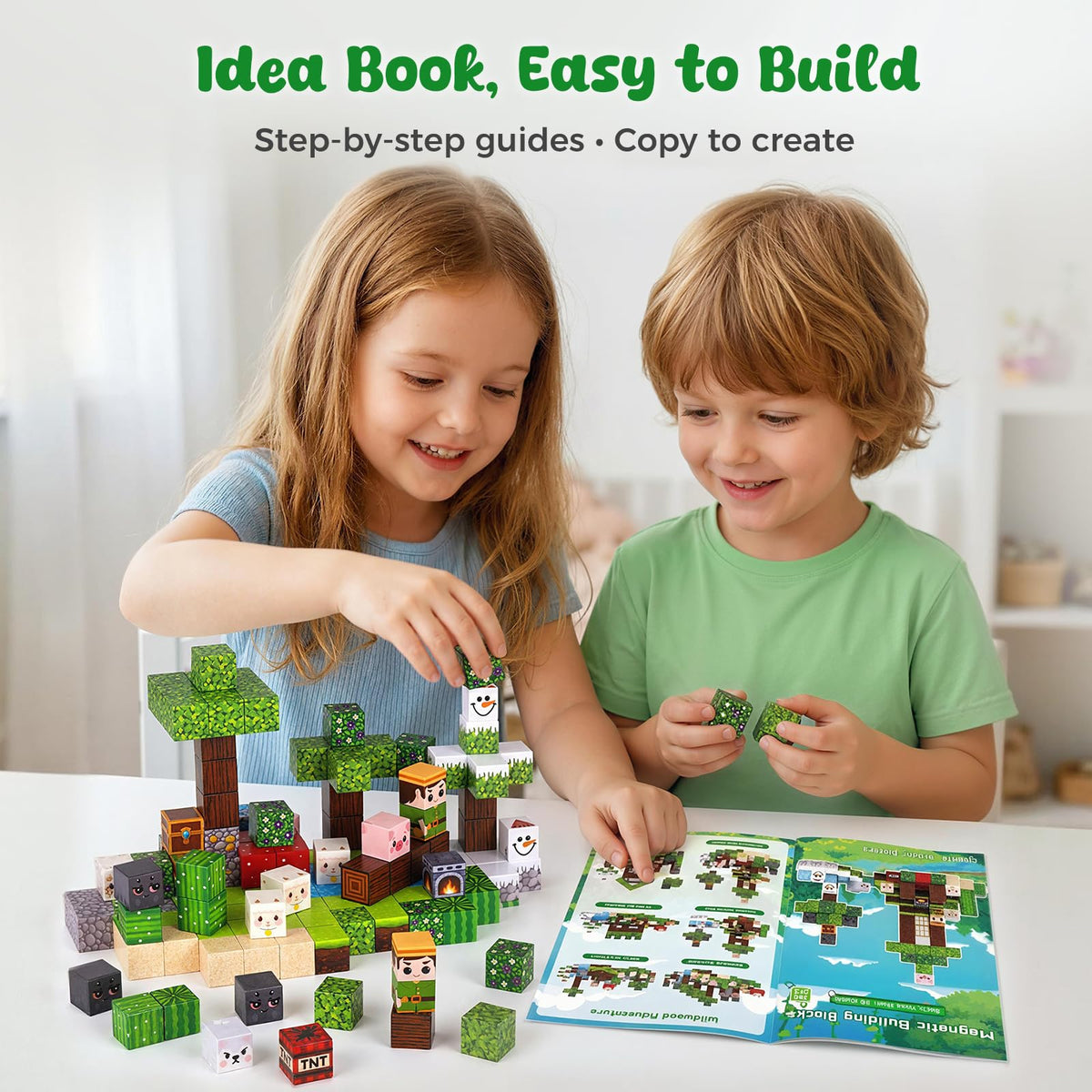3 Otters color instruction book guiding forest builds