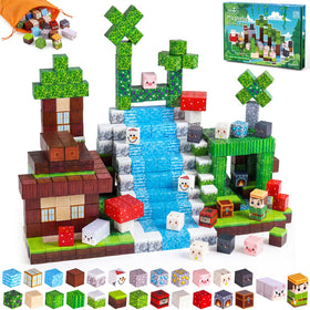 3 Otters forest adventure cubes for open-ended building fun