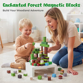3 Otters forest designs pixel models for creative layouts