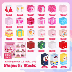 3 Otters Magnetic Blocks storage bag keeps pieces organized for travel