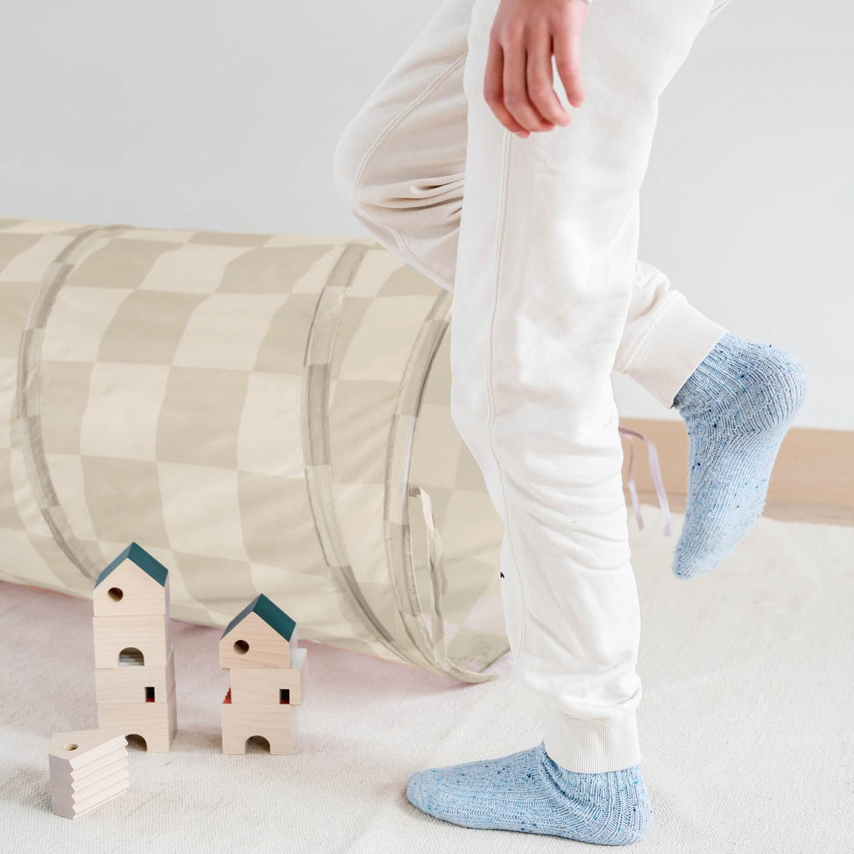 3 Sprouts eco-friendly recycled polyester fabric supports sustainable play
