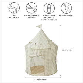 3 Sprouts indoor play tent spacious design provides room for forts and reading corners