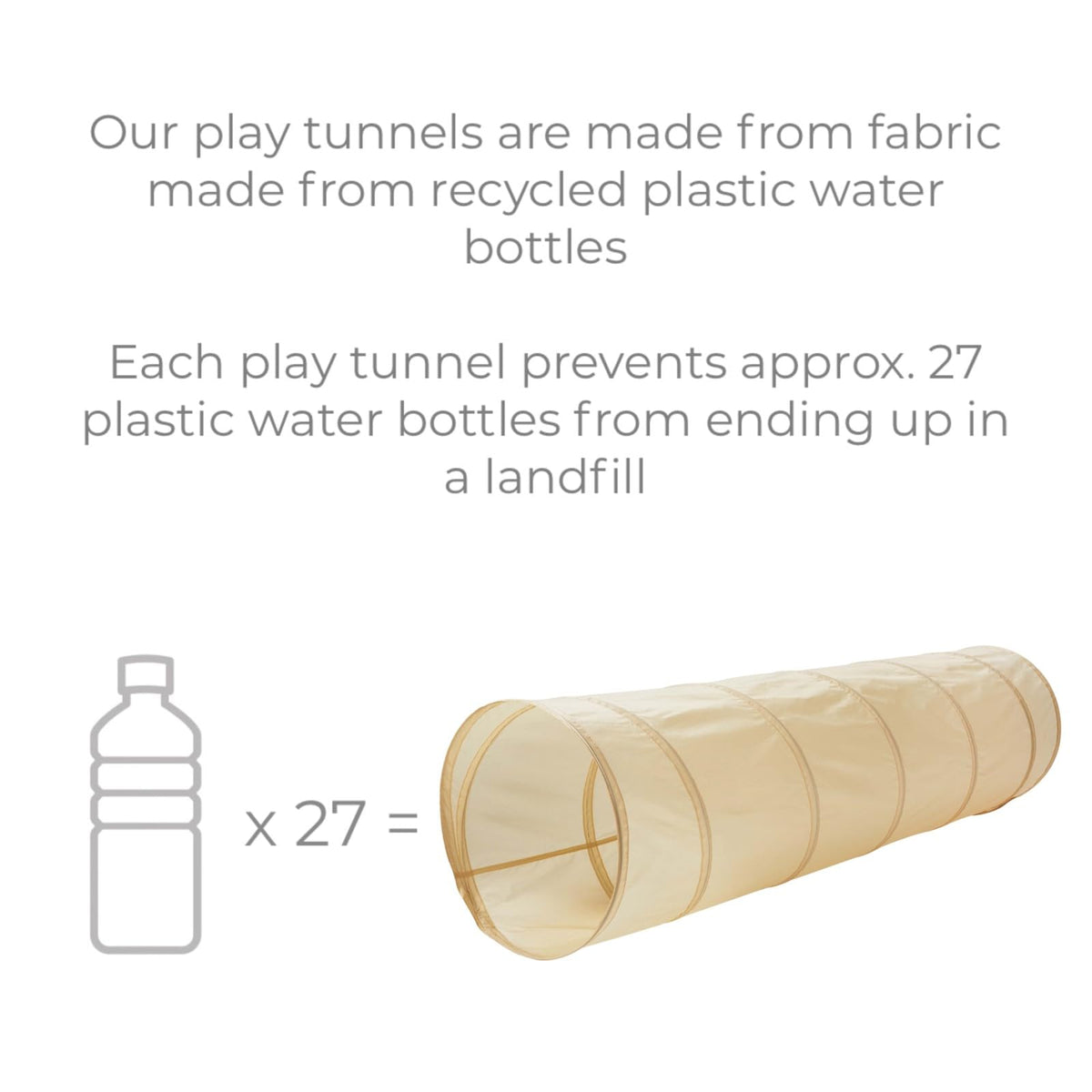 3 Sprouts play tunnel indoor play area; encourages crawling and social play.