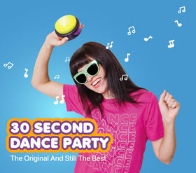 30 Second Dance Party two-pack lit-beat glow highlights glow-to-beat feature for lively moods.